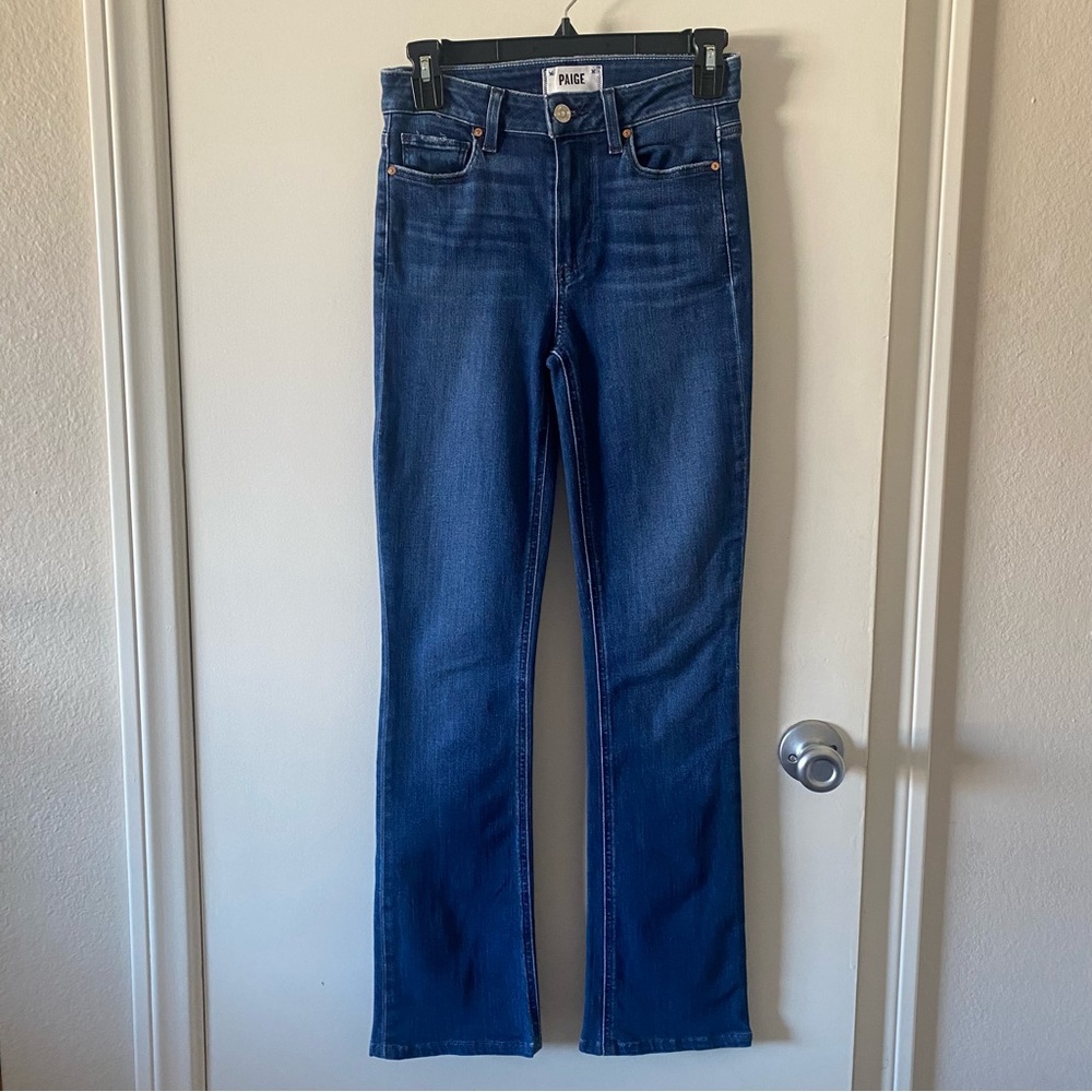 PAIGE Manhattan‎ High Rise Bootcut Jeans, 25
